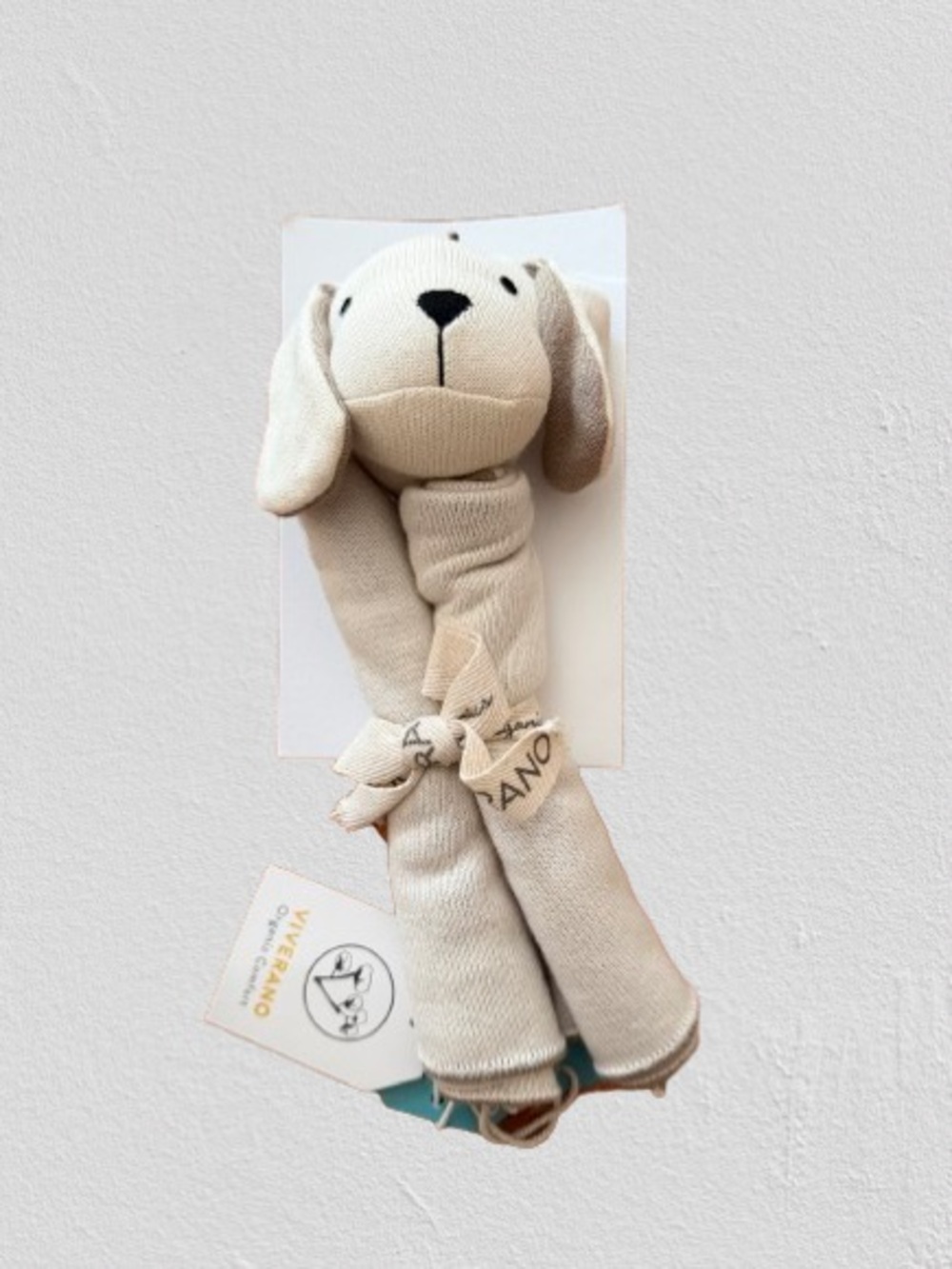NWT VIVERANO Organic Comfort Lovey Security  Blanket